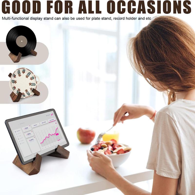 Wooden Cookbook Stand Purpose Wallet Display Stand Book Holder