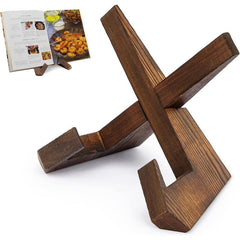 Wooden Cookbook Stand Purpose Wallet Display Stand Book Holder