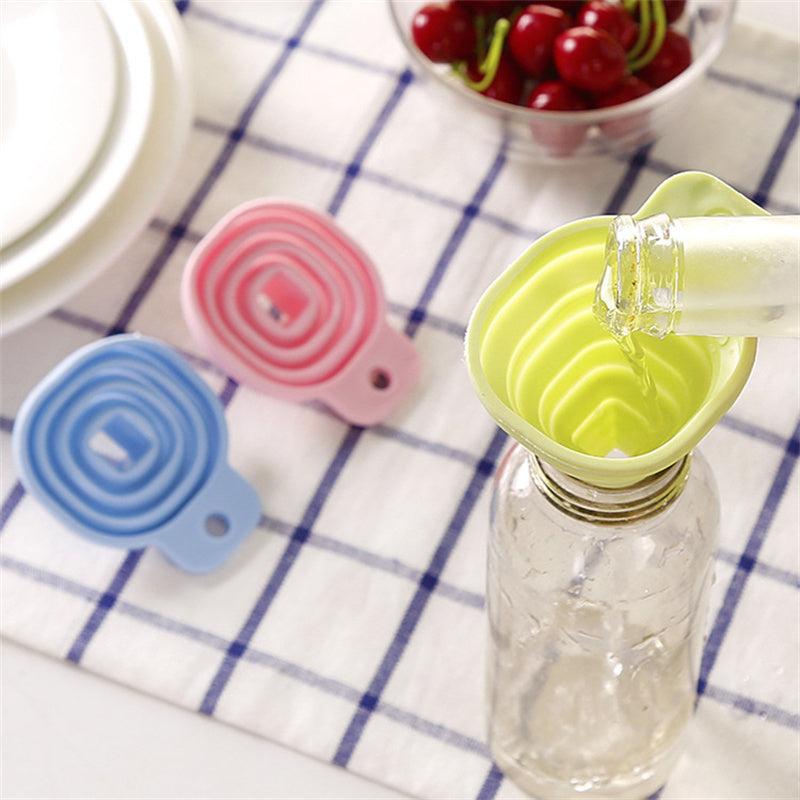 1pc Collapsible Funnel Mini Funnel for Water Liquid Kitchen Gadgets