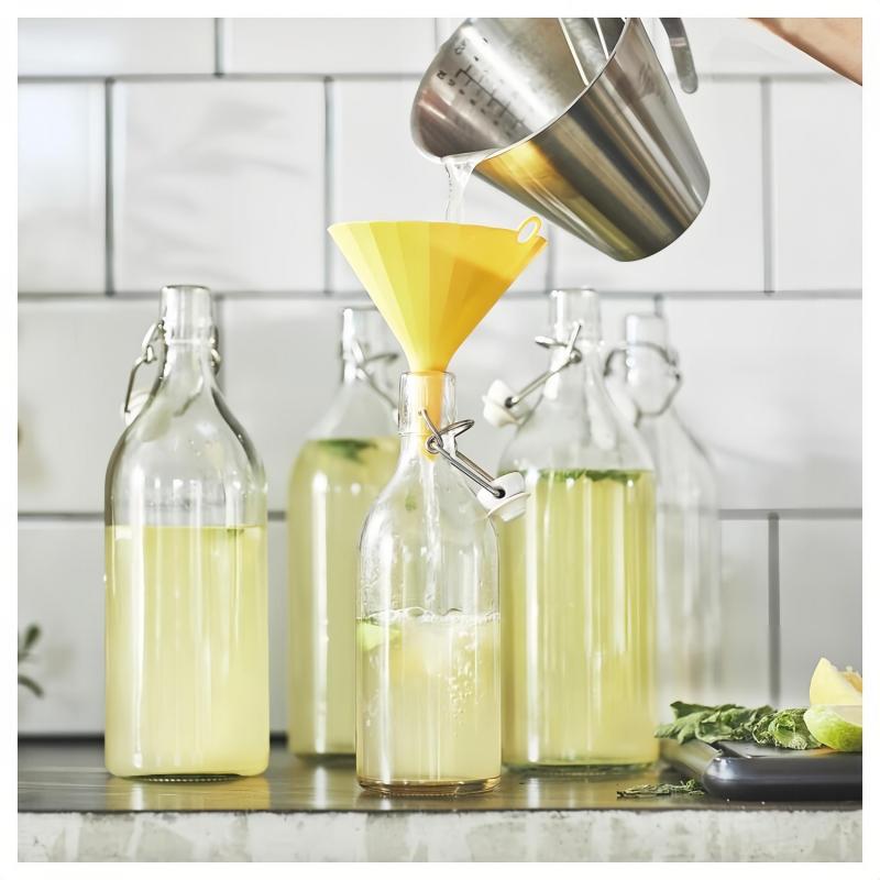 Mini Funnel Multifunctional Kitchen Funnel Heat Resistant for Milk Wine Juice