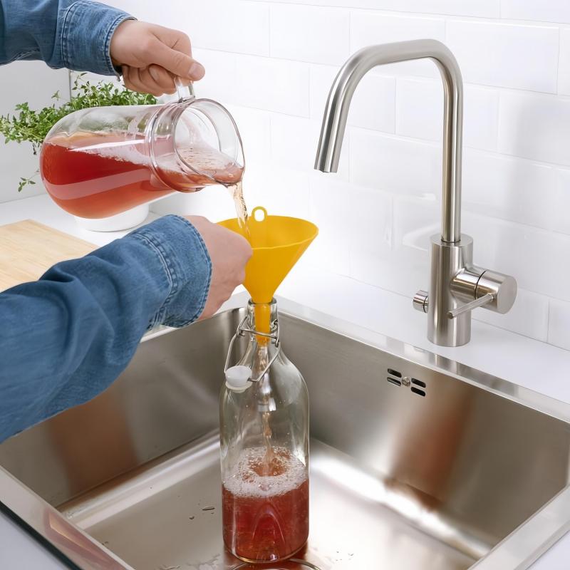 Mini Funnel Multifunctional Kitchen Funnel Heat Resistant for Milk Wine Juice