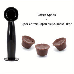 3pcs 2 In 1 Coffee Spoon Measure Tamper Spoon