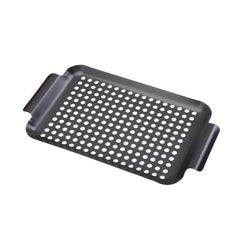 Large Stainless Steel Grill Basket with Handles Non Stick BBQ Plate