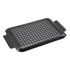 Large Stainless Steel Grill Basket with Handles Non Stick BBQ Plate