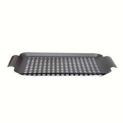 Large Stainless Steel Grill Basket with Handles Non Stick BBQ Plate