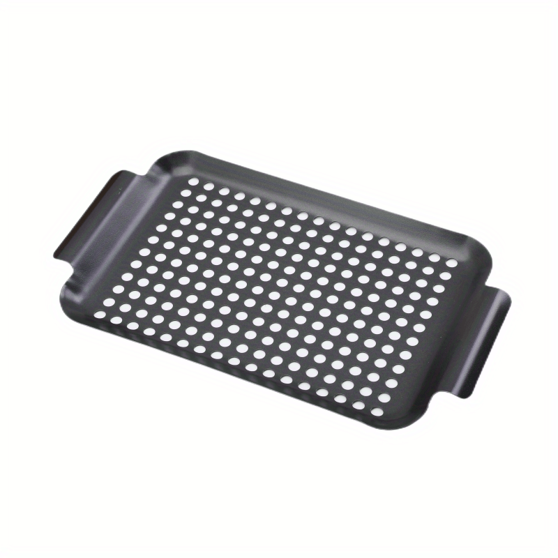 Large Stainless Steel Grill Basket with Handles Non Stick BBQ Plate
