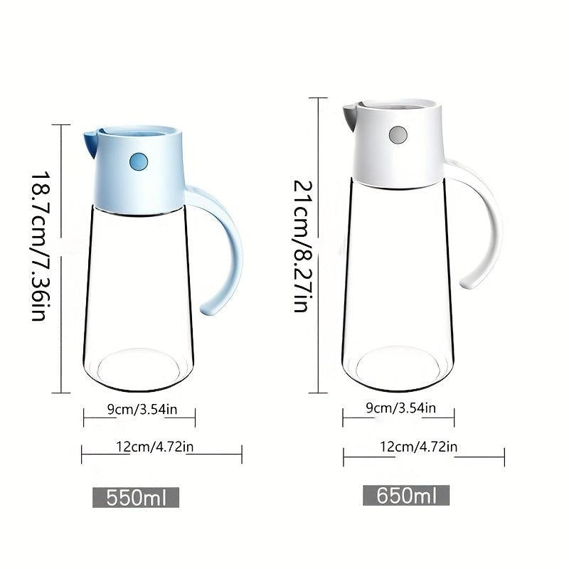 Kitchen Seasoning Bottle Glass Pot Dispensing Bottle Jar Pot For Kitchen Cooking