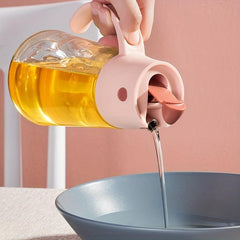 Kitchen Seasoning Bottle Glass Pot Dispensing Bottle Jar Pot For Kitchen Cooking