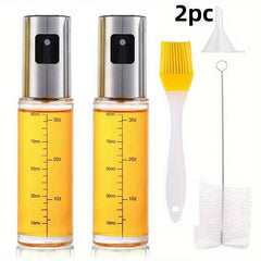 2pcs Creative Kitchen Glass Sprayer with Brush and Funnel