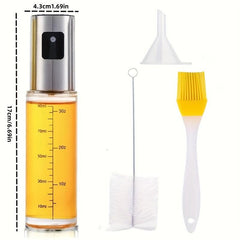 2pcs Creative Kitchen Glass Sprayer with Brush and Funnel