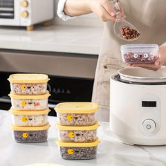 Plastic Lunch Box Leak Proof Bento Box Office Worker Salad Box Sealed Bento Box
