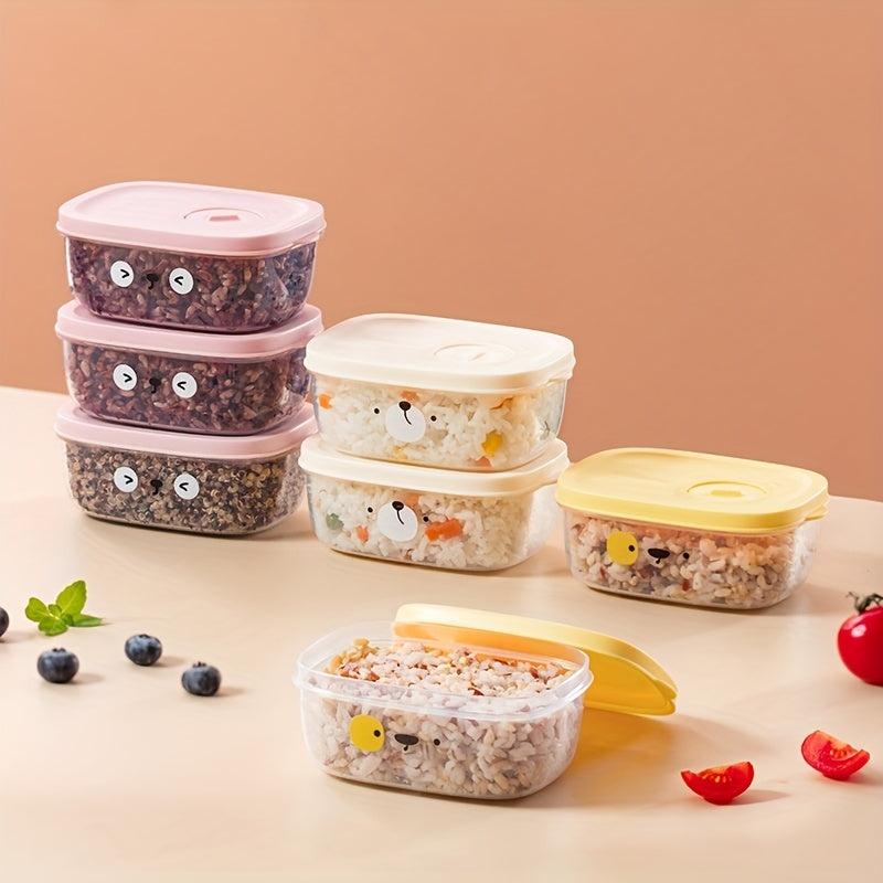 Plastic Lunch Box Leak Proof Bento Box Office Worker Salad Box Sealed Bento Box