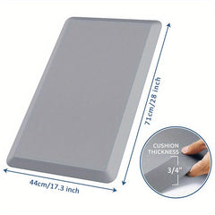 1pc Waterproof Anti Fatigue Kitchen Mat Non Slip Home Office Floor Mat