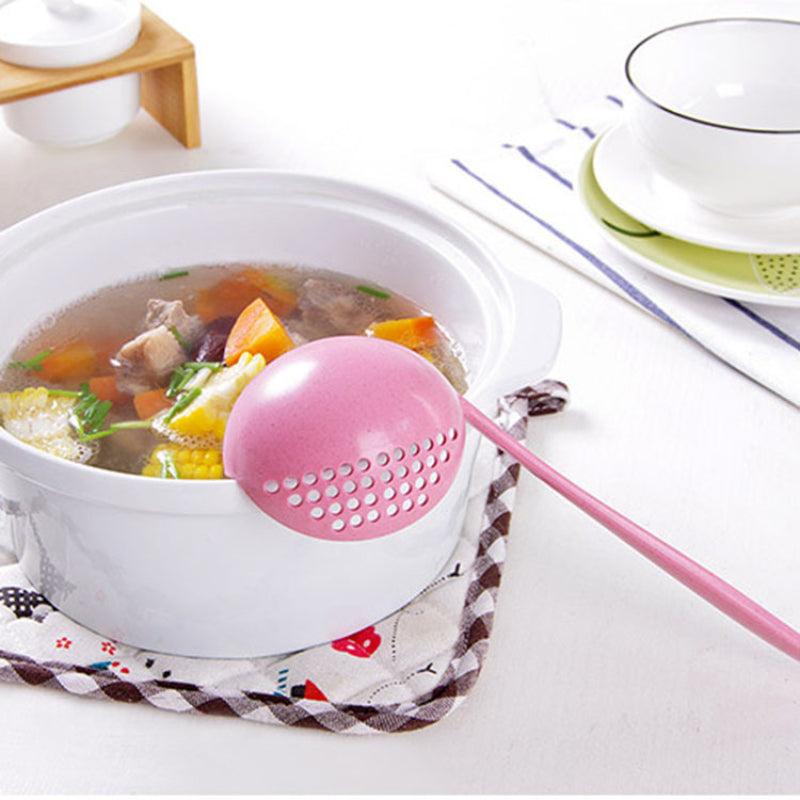 Household Kitchen Spoon Long Handle Colander Strainer Tableware Scoop
