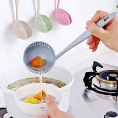 Household Kitchen Spoon Long Handle Colander Strainer Tableware Scoop