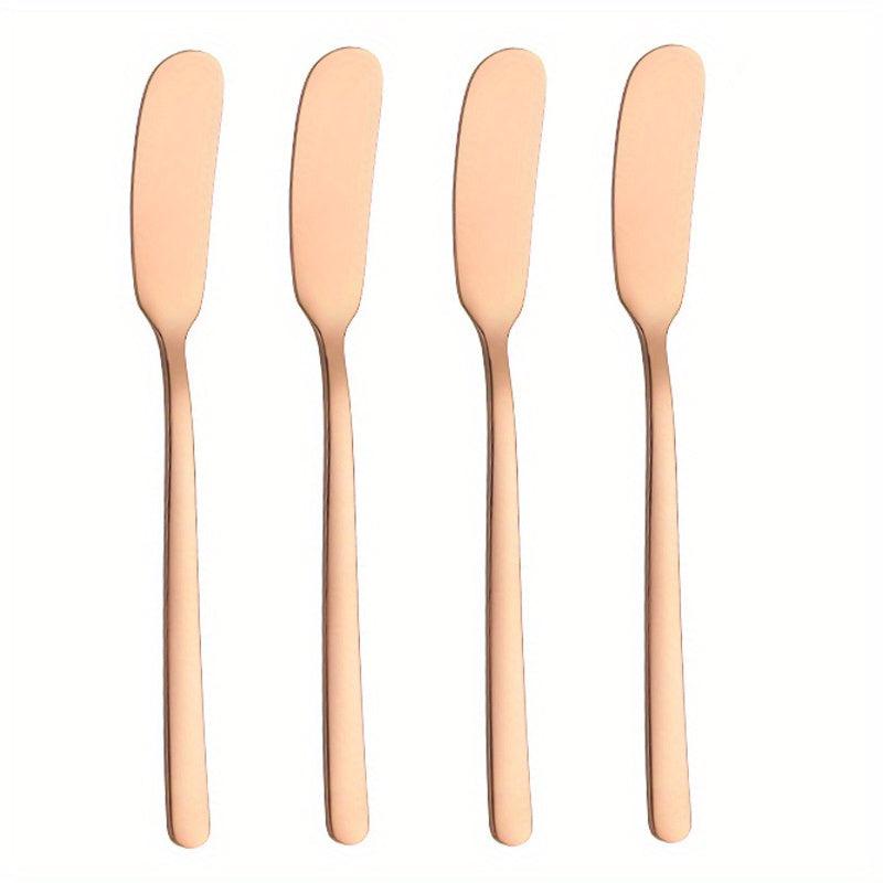 4pcs Stainless Steel Butter Cheese Spreader Set