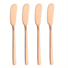 4pcs Stainless Steel Butter Cheese Spreader Set