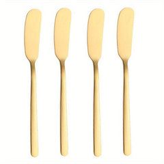 4pcs Stainless Steel Butter Cheese Spreader Set