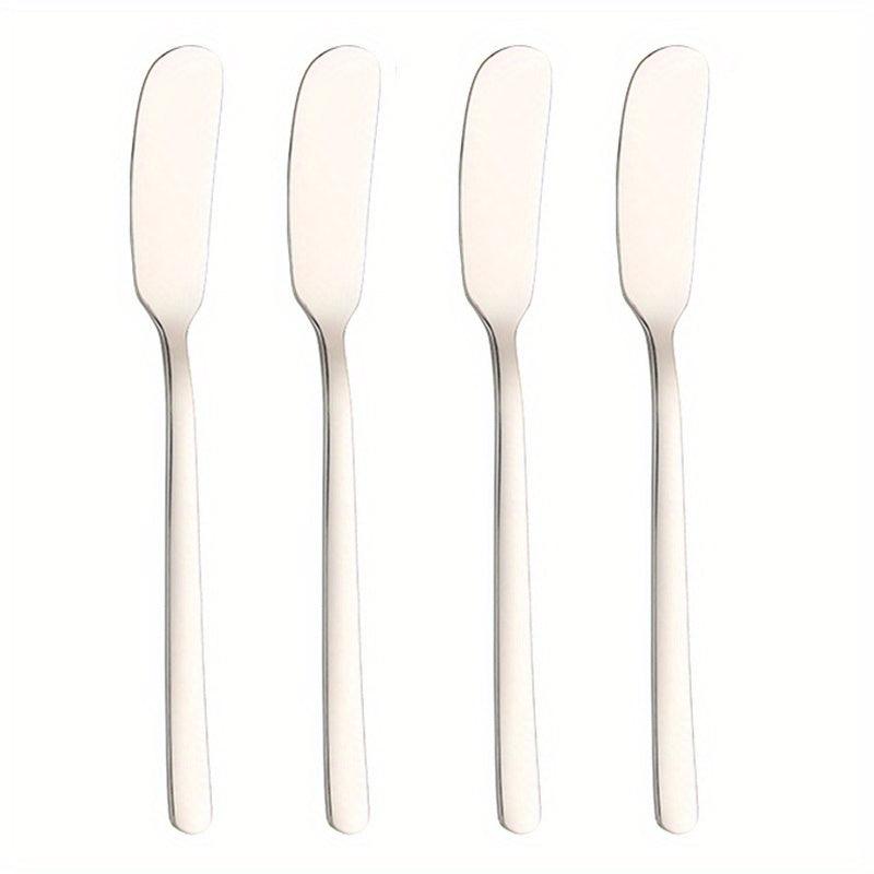 4pcs Stainless Steel Butter Cheese Spreader Set