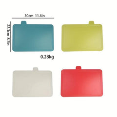 5pcs Colorful Cutting Board Set with Holder, Non-slip Chopping Boards