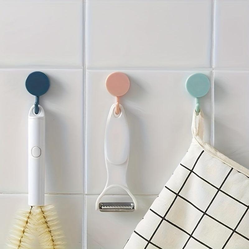 Creative Adhesive Hooks for Bathroom Kitchen and More - Set of 20
