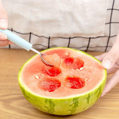 3pcs Fruit Scoop Stainless Steel Fruit Ball Digger Watermelon Spoon