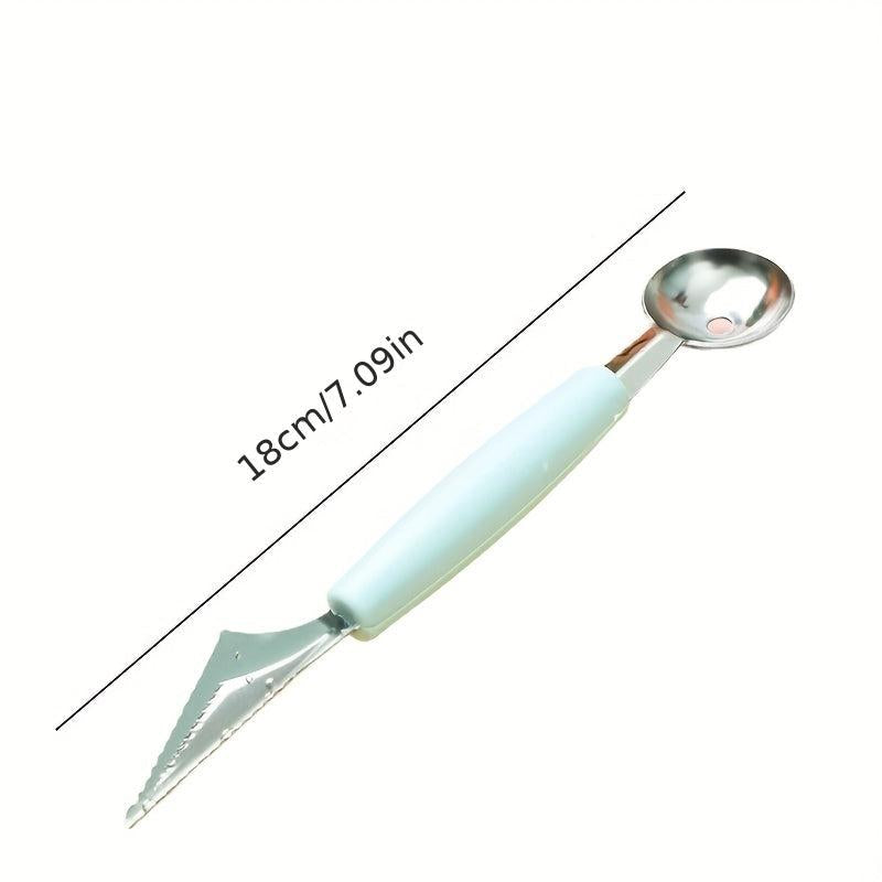 3pcs Fruit Scoop Stainless Steel Fruit Ball Digger Watermelon Spoon