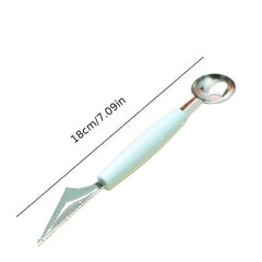 3pcs Fruit Scoop Stainless Steel Fruit Ball Digger Watermelon Spoon