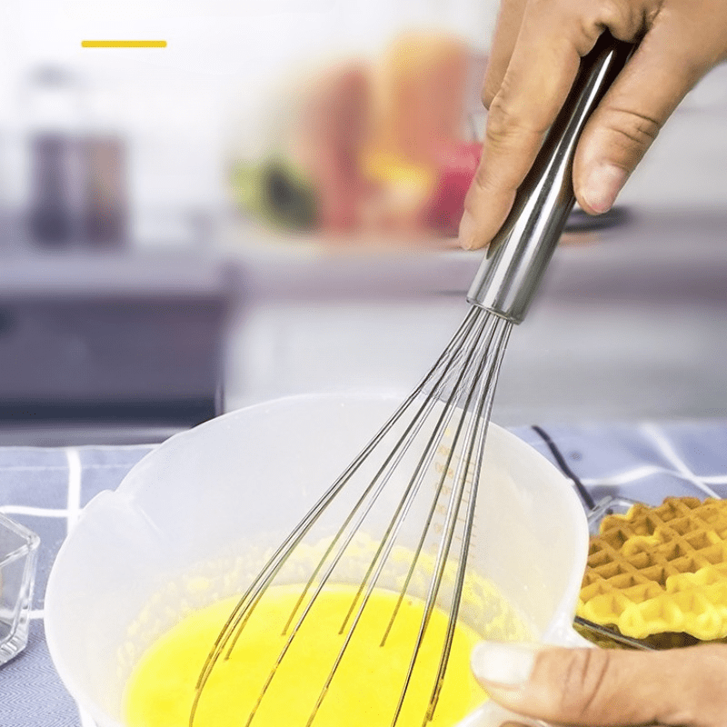 Stainless Steel Manual Egg Beater for Whisking Blending