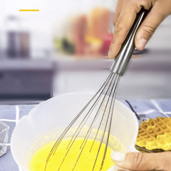 Stainless Steel Manual Egg Beater for Whisking Blending