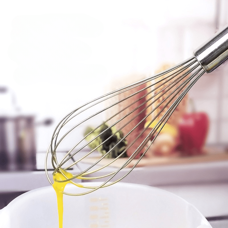 Stainless Steel Manual Egg Beater for Whisking Blending