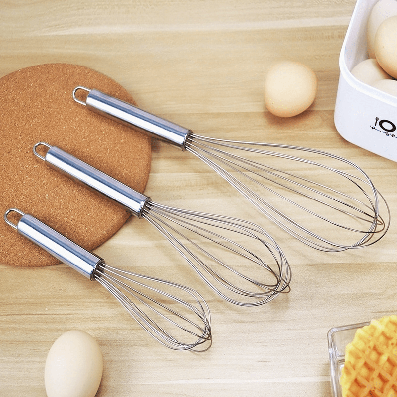 Stainless Steel Manual Egg Beater for Whisking Blending