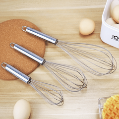Stainless Steel Manual Egg Beater for Whisking Blending