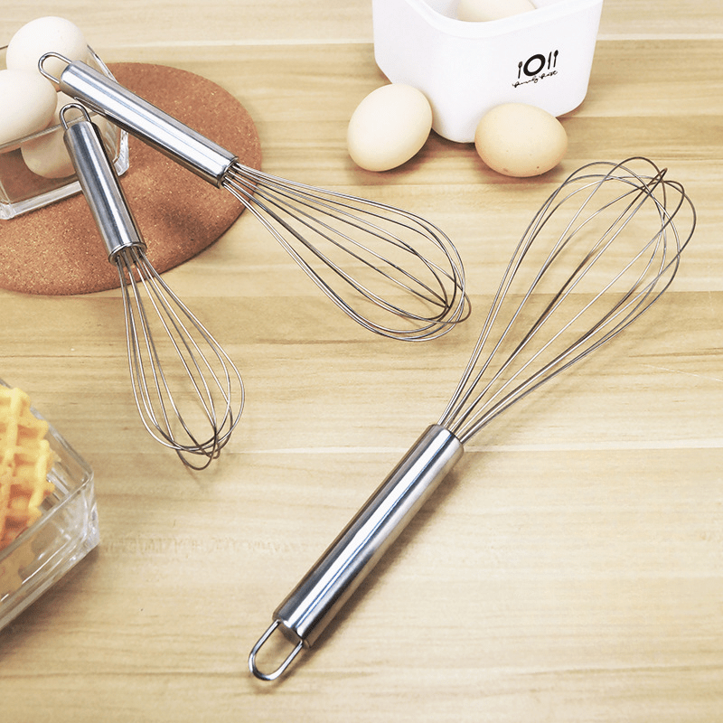 Stainless Steel Manual Egg Beater for Whisking Blending