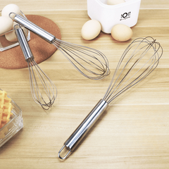 Stainless Steel Manual Egg Beater for Whisking Blending