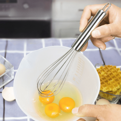 Stainless Steel Manual Egg Beater for Whisking Blending