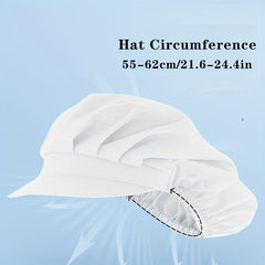 2pcs Disposable Chef Hats Kitchen Cooking Catering Service Hair Net