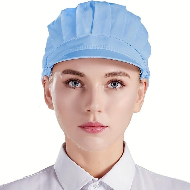 2pcs Disposable Chef Hats Kitchen Cooking Catering Service Hair Net