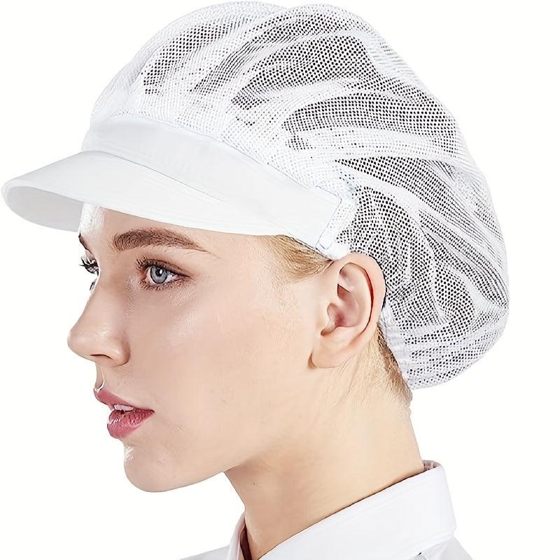 2pcs Disposable Chef Hats Kitchen Cooking Catering Service Hair Net