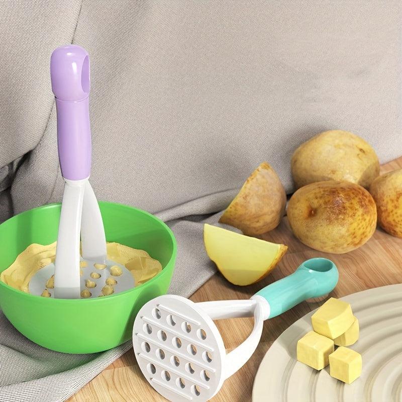 Plastic Potato Masher Non-Slip Handle Fruit Vegetable Crusher