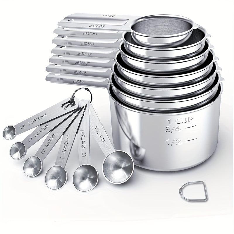 Multifunctional Stainless Steel Measuring Spoon Set
