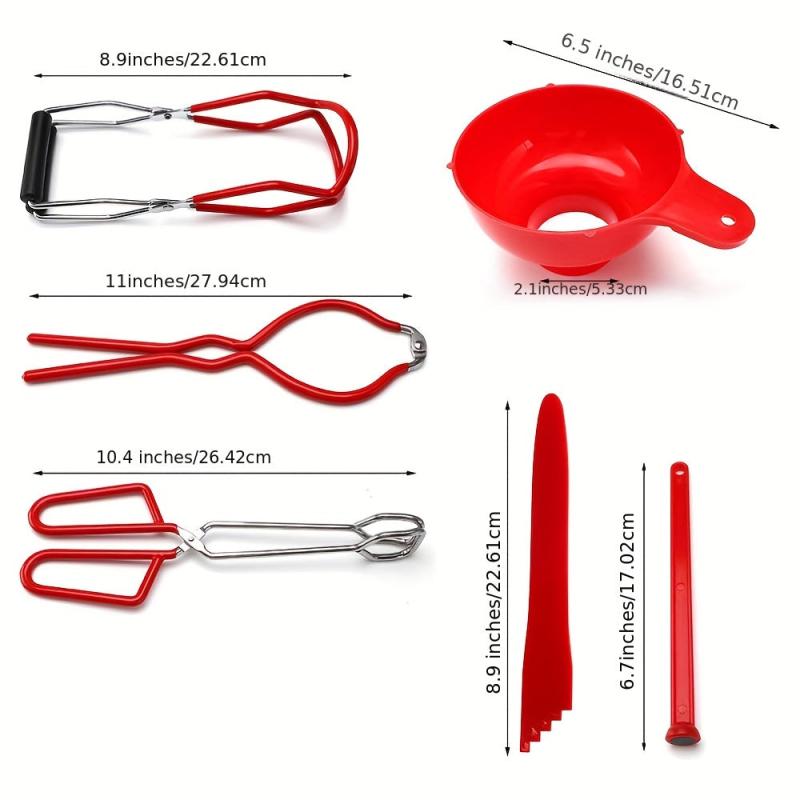 6pcs Canning Tools for Wide Mouth and Regular Jars