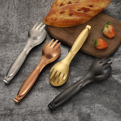 Stainless Steel Serving Tongs for BBQ Salad Desserts & More