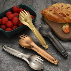 Stainless Steel Serving Tongs for BBQ Salad Desserts & More