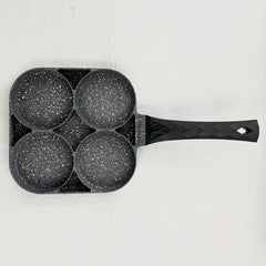 1pc 3 Compartment Frying Pan Non Stick Omelet Pan