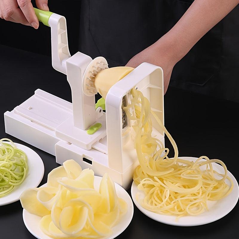 Manual Vegetable Spiralizer Zoodle Maker Potato Slicer Fruit Grater Kitchen