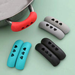 Silicone Pot Handle Sleeves - Set of 3 - High Temp & Wear Resistant