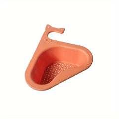 Cat Ear Drain Basket Triangular Sink Filter Kitchen Sink Colander