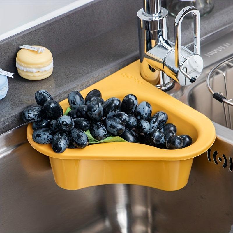 Cat Ear Drain Basket Triangular Sink Filter Kitchen Sink Colander