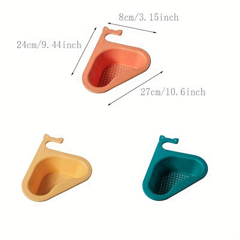 Cat Ear Drain Basket Triangular Sink Filter Kitchen Sink Colander